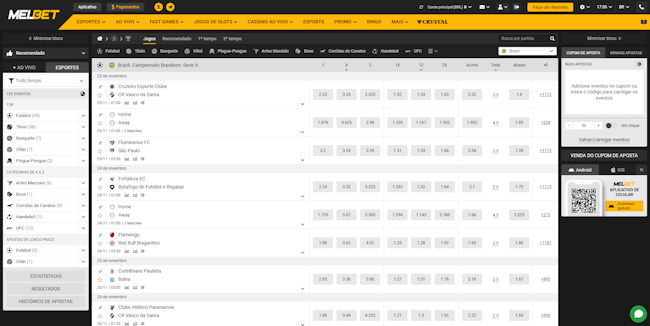 H2bet apostas esportivas